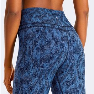 CRZ Yoga/Workout Leggings | Blue/Black (L)
